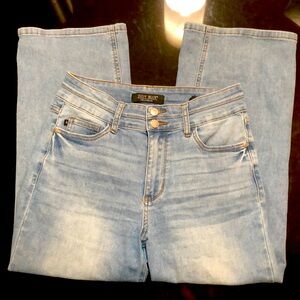 Judy Blue Wide Crop Pants Double Button Size 7/28